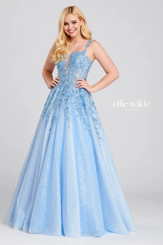 Price Rollback Ellie Wilde EW120014 Long Ball Gown Prom Dress