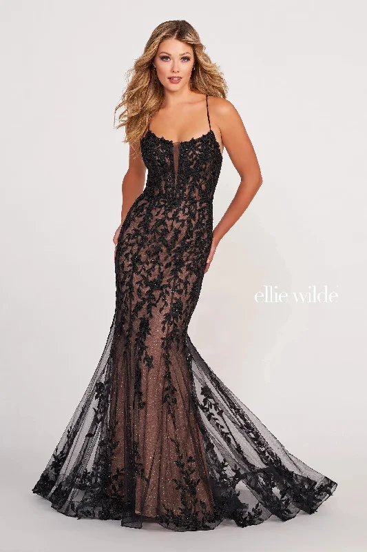 Buy Now Ellie Wilde EW34090 Mermaid Long Prom Dress