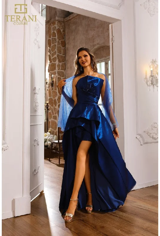 Price Reduction Terani Couture 251P4054 High Low Formal Prom Dress