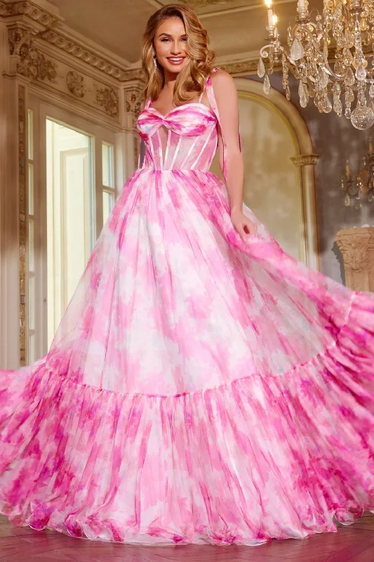 Early Access Jovani 44181 Long A Line Formal Prom Dress