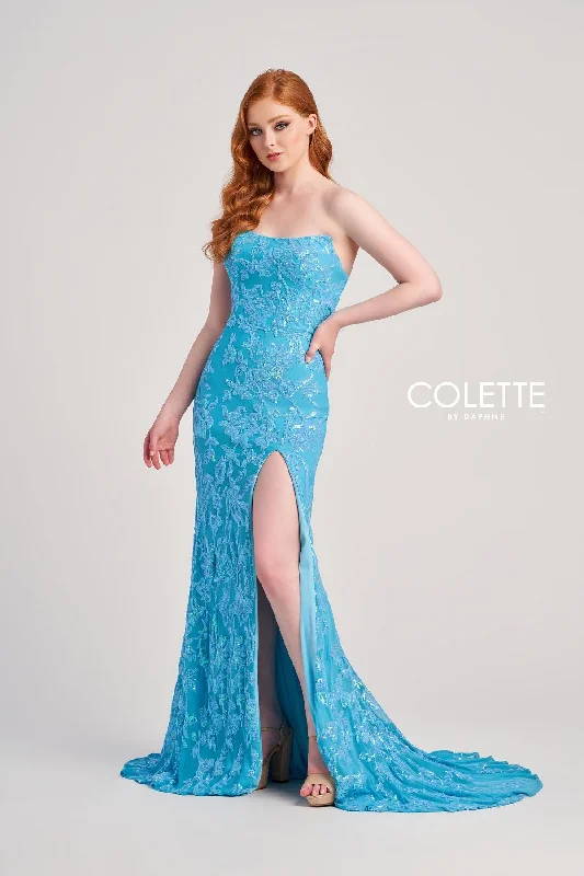 Today’s Deal Colette CL5238 Long Sequin Mermaid Formal Fitted Prom Dress