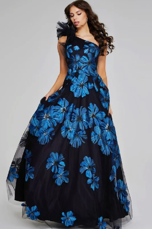 Sale Event Jovani 36717 Long A Line Formal Floral Printed Evening Dress