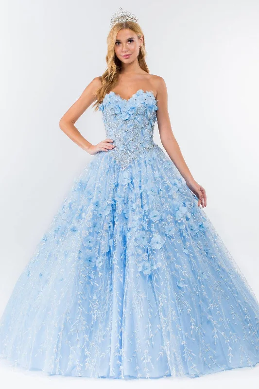 New Arrival Strapless with Mesh Cape Quinceanera Dress