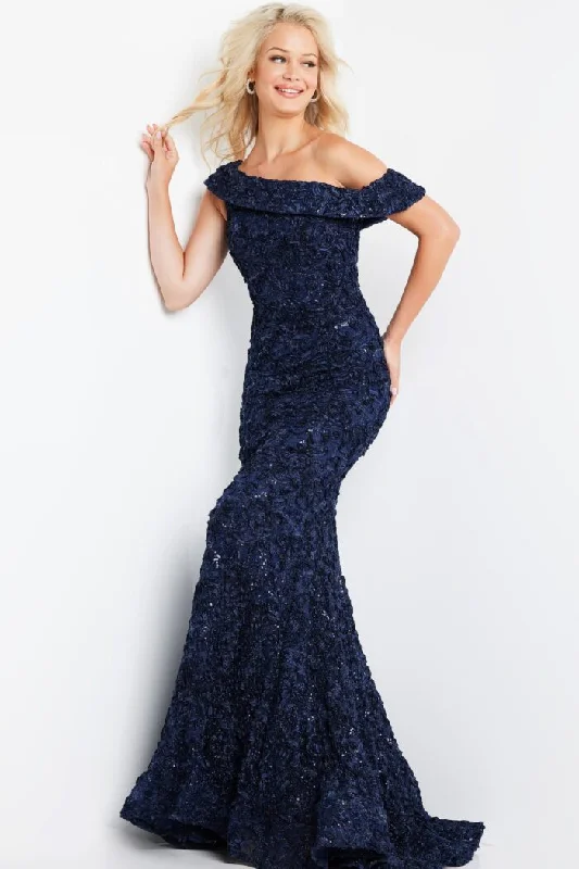 Daily Specials Jovani 09766 Long Beaded Lace Formal Prom Dress
