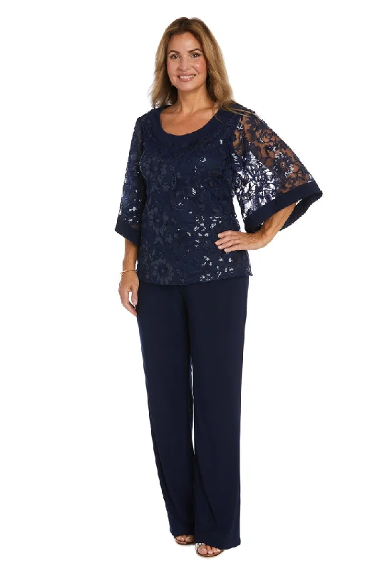 Savings Event R&M Richards 2769 Sequin Mother of the Bride Pant Suit