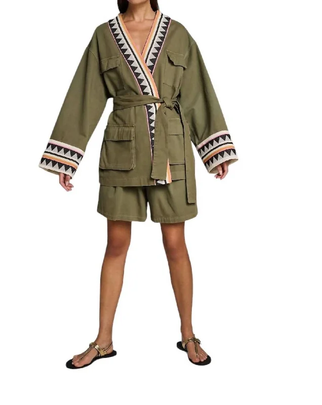 Major Savings Sarakiniko Jacket In Khaki Bull