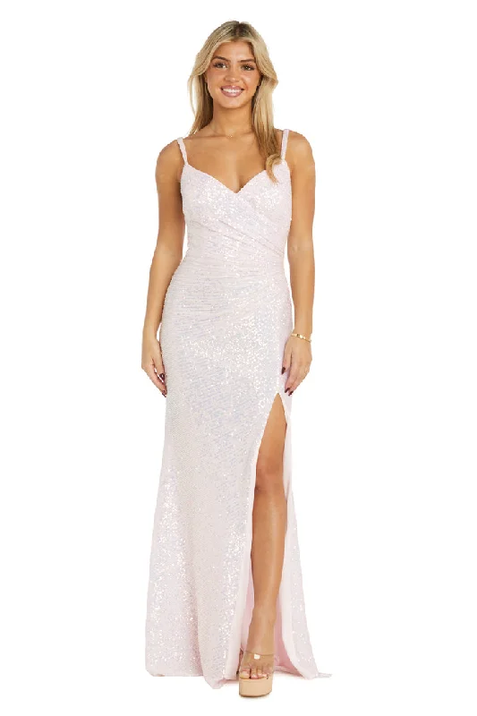Online Exclusive Nightway 22223 Long Sequin Prom Evening Formal Dress
