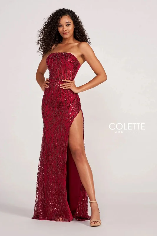 Super Sale Colette CL2082 Formal Beaded Long Prom Dress