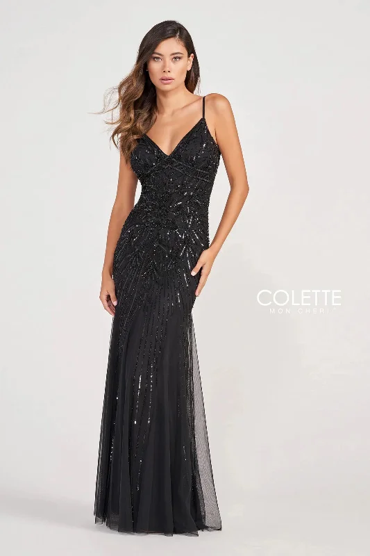 Deal Alert Colette CL2087 Prom Long Formal Beaded Dress