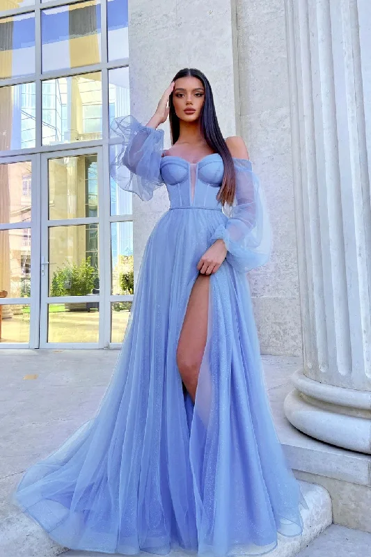 Closeout Sale Tina Holly TK130 Long A Line Ball Gown Formal Prom Dress