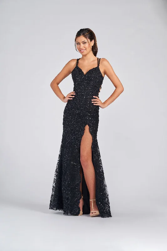 Savings Bonanza Colette CL12280 Fitted Long Formal Sequin Prom Dress