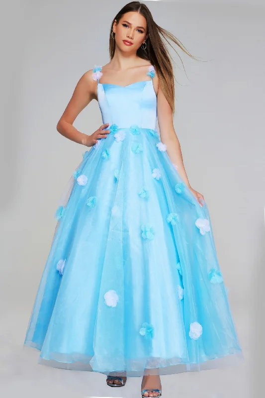 Clearance Event Jovani K25988 Prom Girls Dresses Long Floral Applique Ball Gown