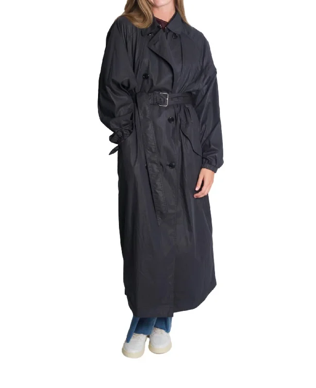 Best Bargains Cacilda Trench Coat In Black