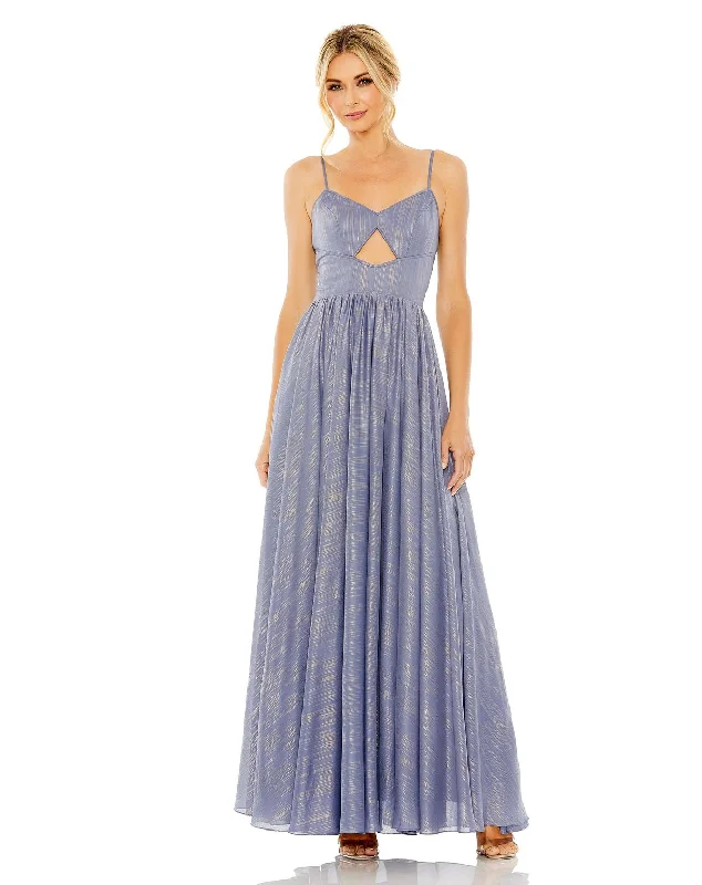 Savings Spectacular Mac Duggal 49738 Pleated Formal Cutout Prom Long Dress