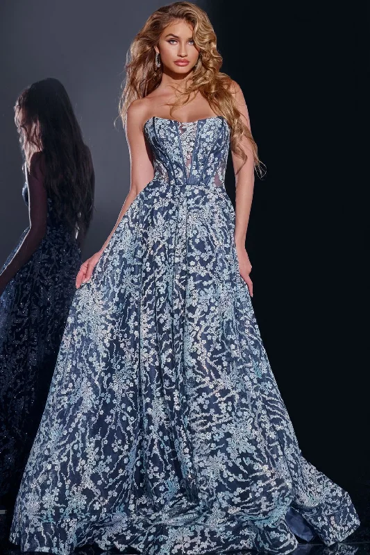 Deal Dash Jovani 44151 Long Ball Gown Formal Prom Dress