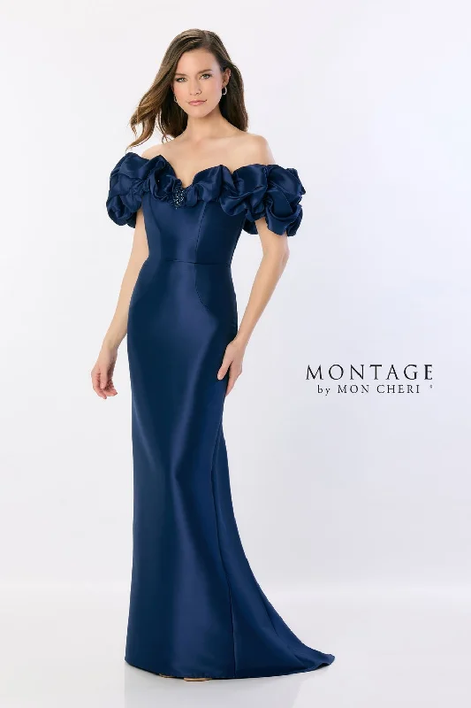 Midnight Madness Montage M2233 Long Mermaid A Line Evening Formal Dress
