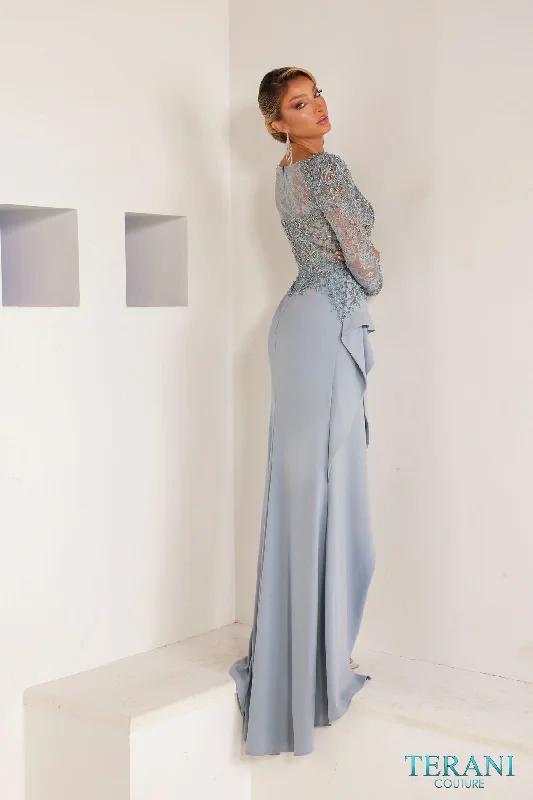 New Deals Terani Couture 241M2730 Long Evening Formal Mother of the Bride Dress