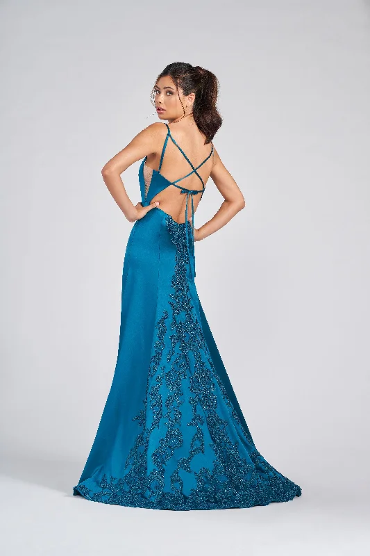 Referral Discount Colette CL12274 Long Formal Applique Prom Dress