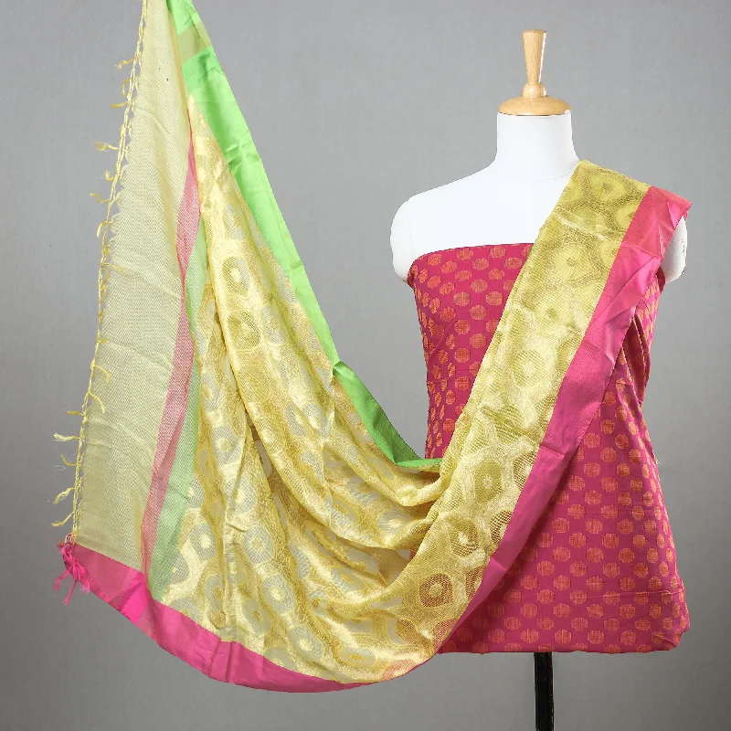 Today’s Deal Pink - 2pc Jacquard Prewashed Cotton Kurta With Handloom Zari Work Dupatta 08 Today’s Deal Pink - 2pc Jacquard Prewashed Cotton Kurta With Handloom Zari Work Dupatta 08