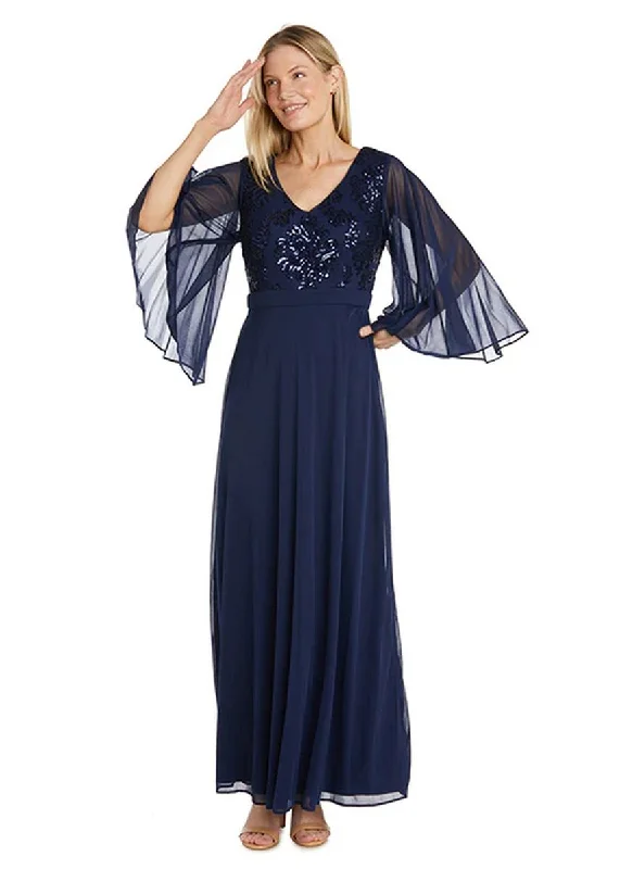 New Deals R&M Richards 99399 Long Formal Mother of the Bride Dress