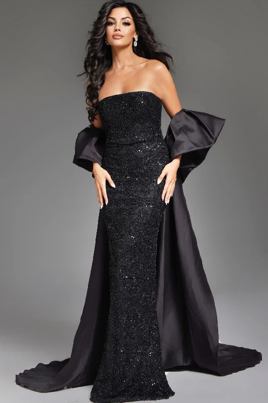 Exclusive Online Offer Jovani 42137 Long Fitted Formal Beaded Evening Prom Dress