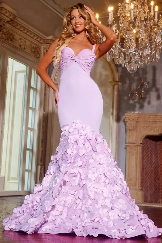 Weekend Flash Sale Jovani D5309 Floral Long Formal Mermaid Prom Dress