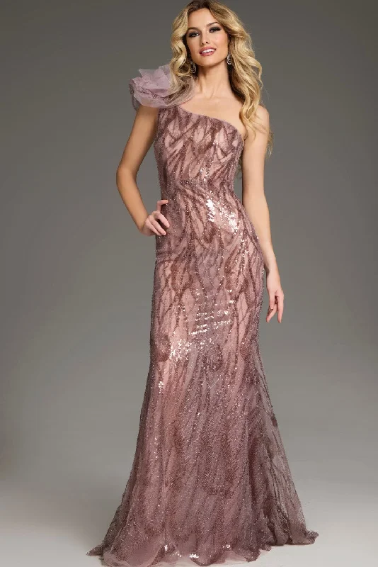 Special Price Jovani 40167 Fitted Long Formal Sequin Evening Prom Dress