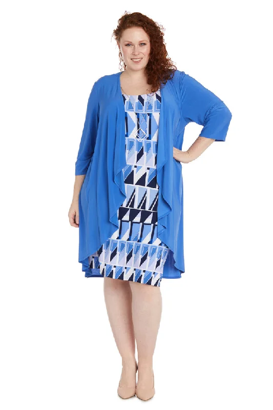 Today’s Deal R&M Richards 1027W Short Plus Size Mother of the Bride Jacket Dress