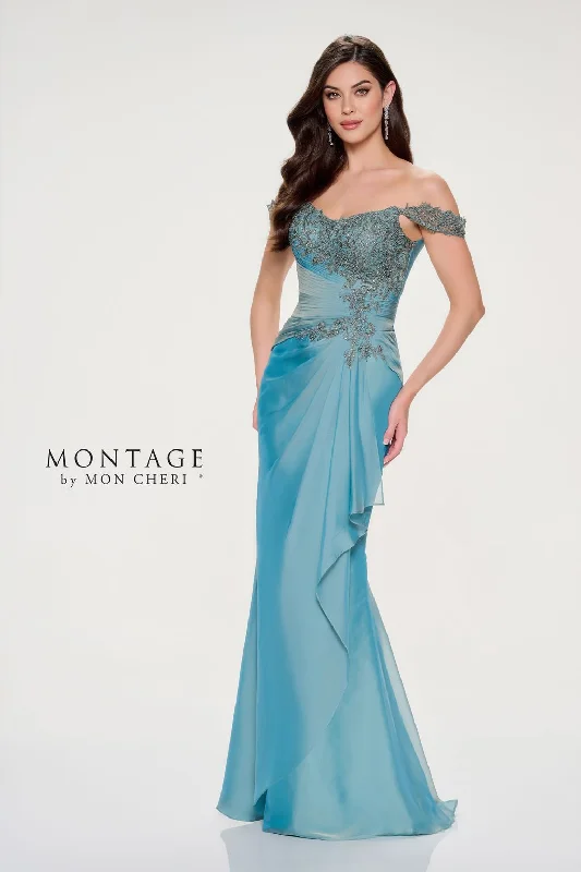 Clearance Items Montage M843 Long Ruched Mermaid Formal Dress
