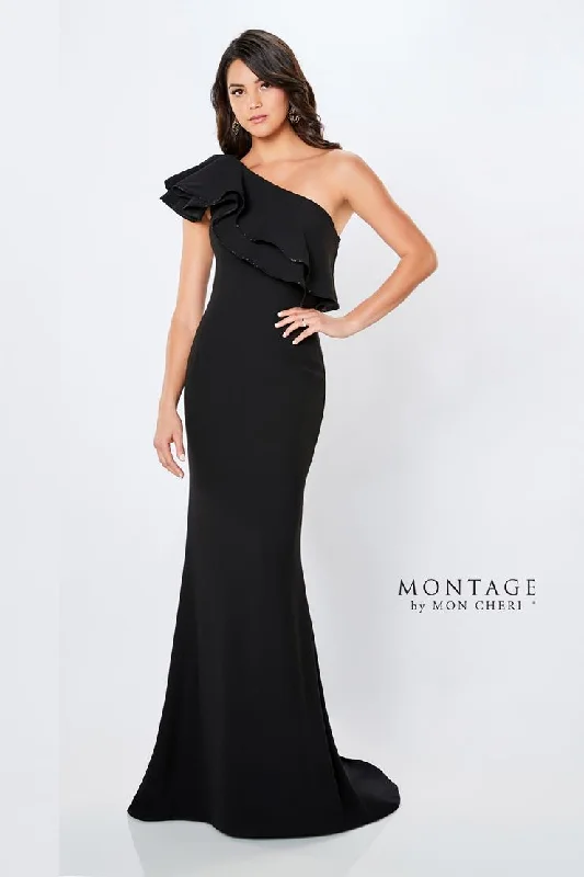 Don't Miss Montage 221975 Ruffled Long Formal Evening Dress