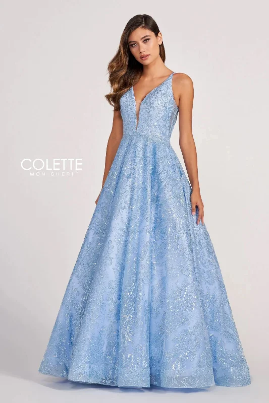 Lowest Price Colette CL2014 Formal Glitter Long Prom Ball Gown