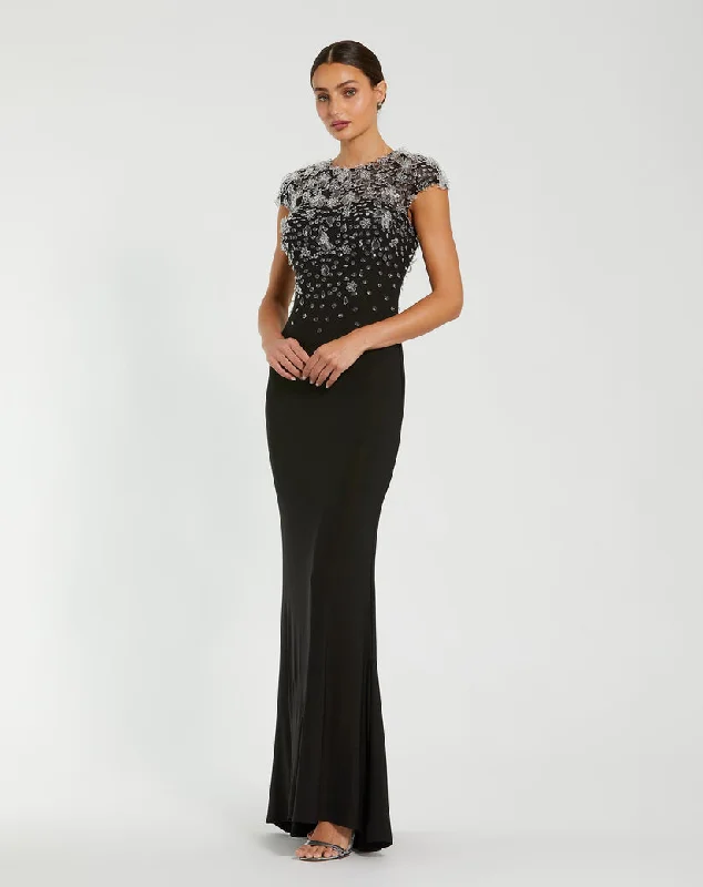 Deal Dash Mac Duggal 44081 Long Mermaid Fit Formal Evening Dress