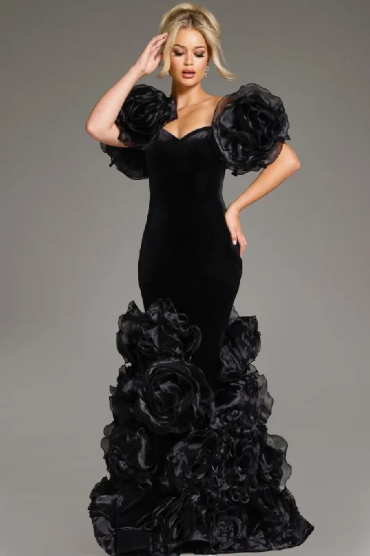 Deal Dash Jovani 40843 Long Mermaid Fit Formal Evening Dress