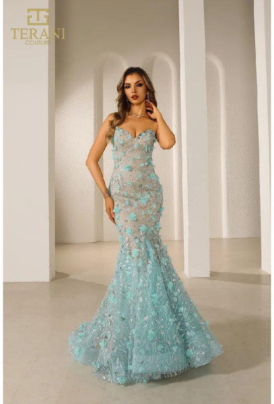 Hurry In Terani Couture 251P4379 Fitted Long Formal Prom Dress