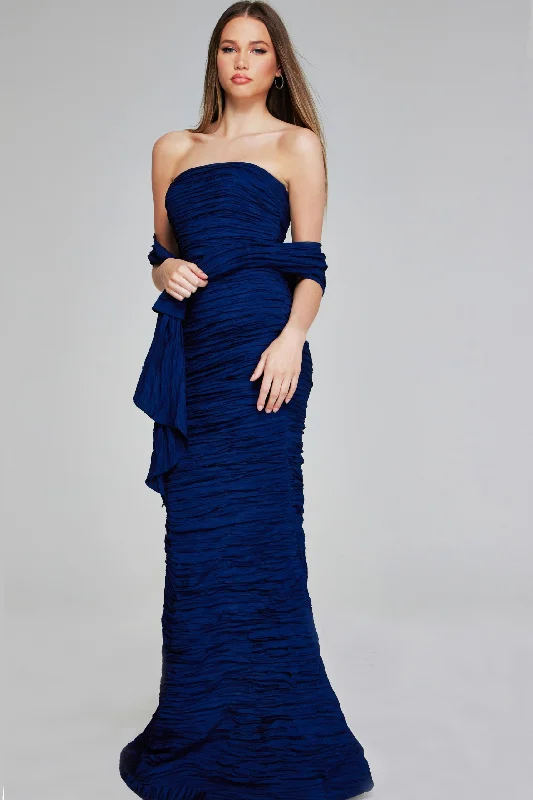 Now or Never Jovani 40045 Long Mermaid Ruffle Formal Prom Dress