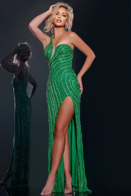 Amazing Deals Jovani 34010 Prom Long Beaded Fitted Formal Dress