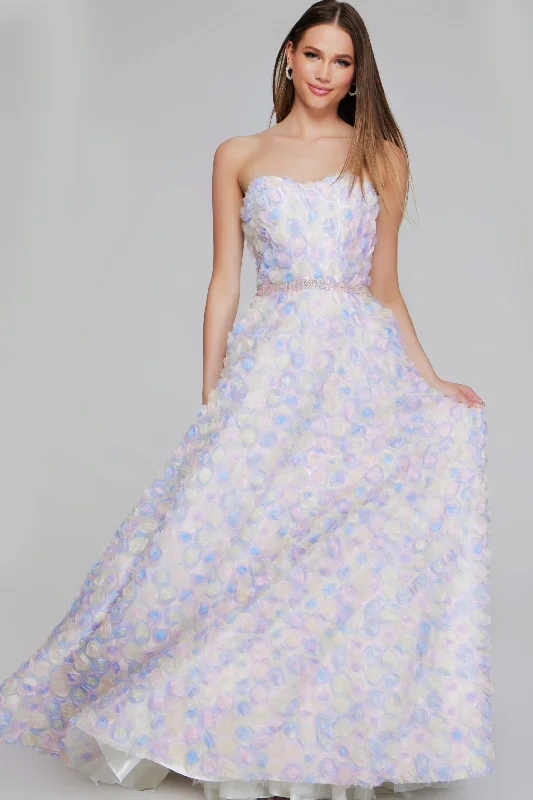 Can't Be Beat Jovani K05939 Girls Dresses Prom Formal Beaded Long Ball Gown