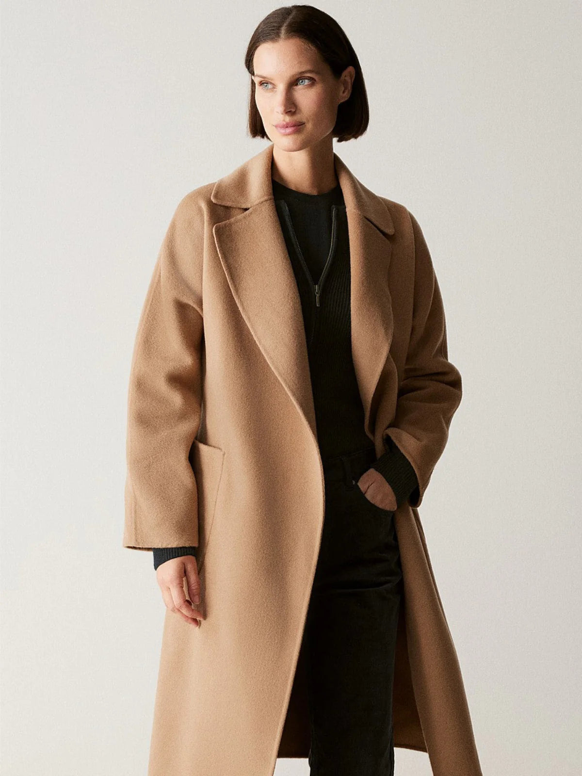 Exclusive Savings Woolen Overcoat