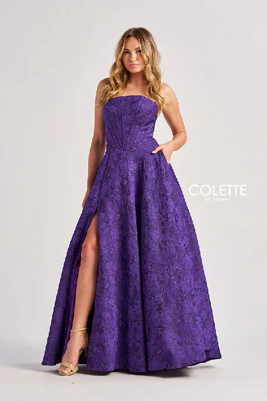 Special Buy Colette by Daphne 8675 ball Gown Long Formal Beaded Prom Dress