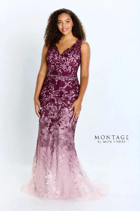 Factory Direct Sale Montage 122903 Long Lace evening Formal Dress