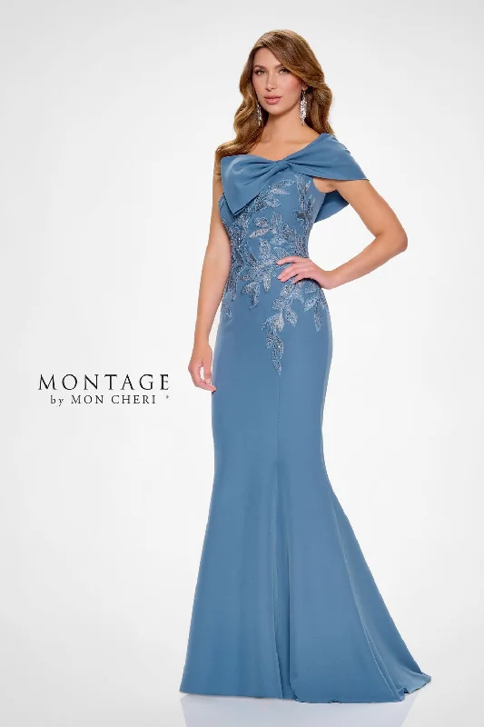 Act Now Montage M845 Fitted Long Mermaid Formal Dress