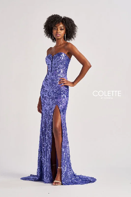 Exclusive Preview Colette by Daphne CL8680 Long Sequin Mermaid Formal Prom Dress