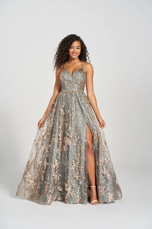 Final Sale Colette CL12218 Glitter Formal Prom Long Dress