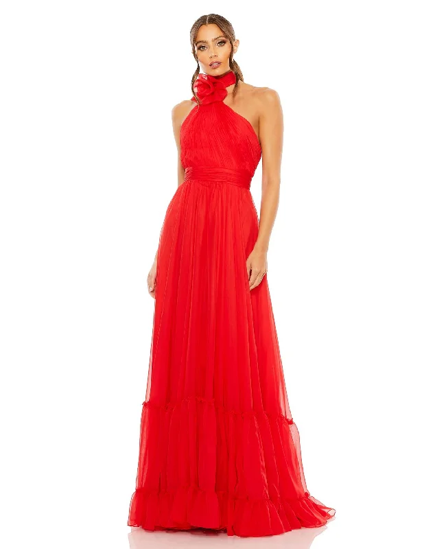 Bonus Savings Mac Duggal 68209 Tiered Skirt Formal Prom Long Dress