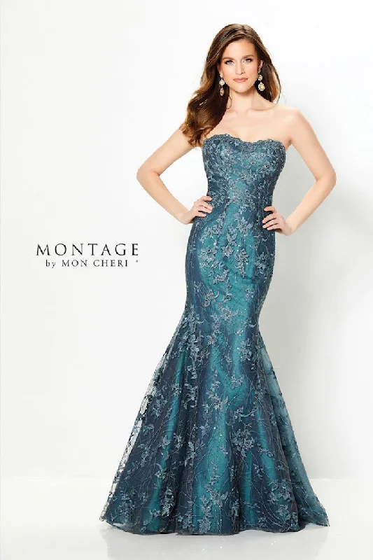 Early Bird Discount Montage 219979 Long Lace Formal Dress