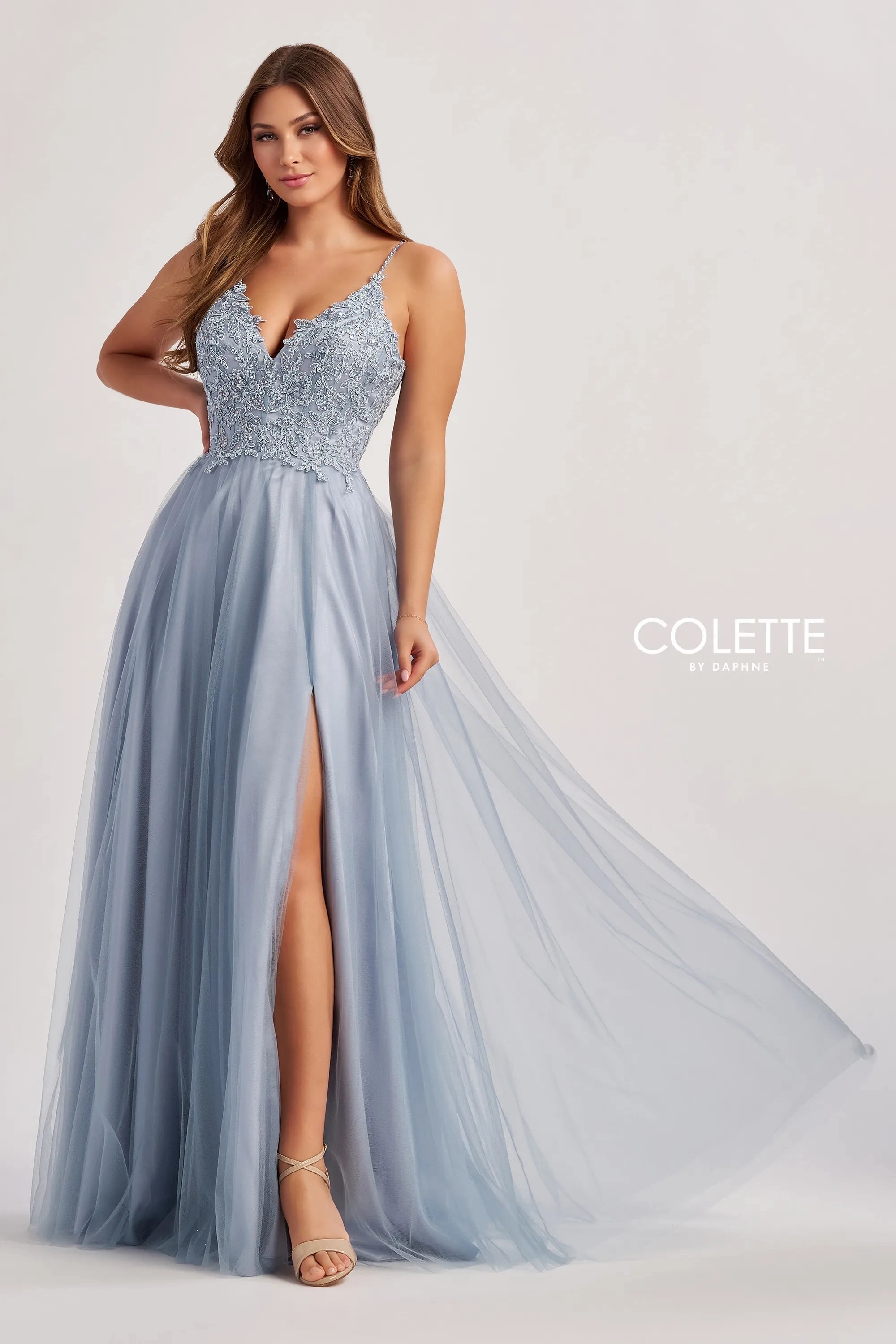 Reduced Prices Colette by Daphne CL8190 Beaded Long A Line Formal Prom Dress
