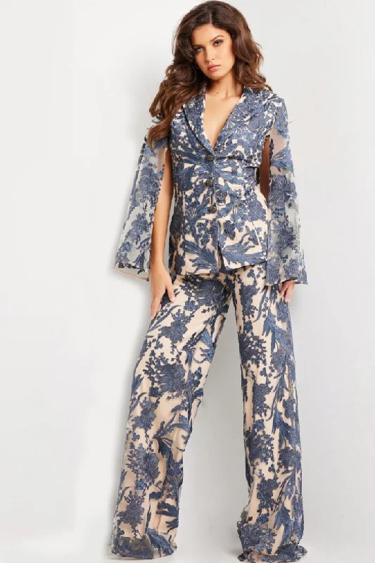 Savings Galore Jovani 25805 Long Two Piece Formal Pant Suit
