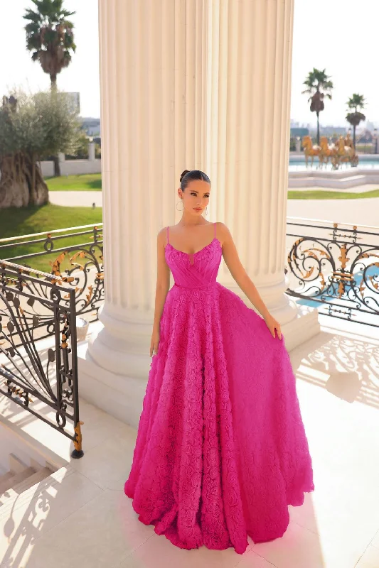 Amazing Deals Tina Holly TY300 Long A Line Ball Gown Formal Prom Dress
