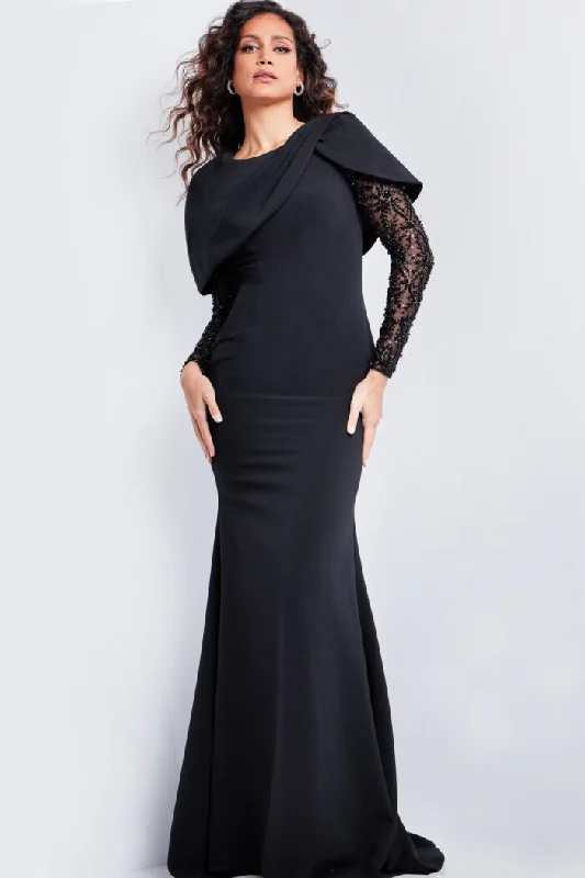 Last Chance Jovani 26062 Long Fitted Mermaid Sequin Formal Dress