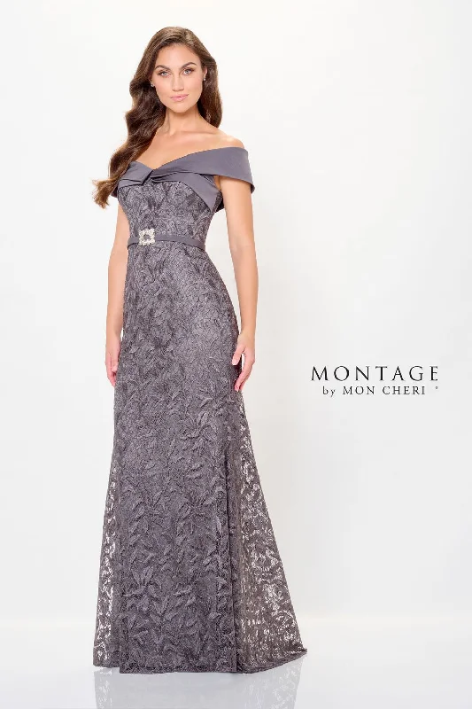 Early Access Montage M911 A Line Long Formal Beaded Evening Dress